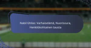 Nabil Ghilas: Varhaiselämä, Nuorisoura, Henkilökohtainen tausta